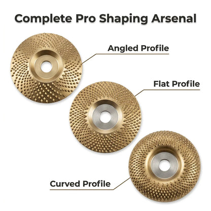 WheelMax™ – Complete Woodworking Set for Cutting, Sanding & Polishing