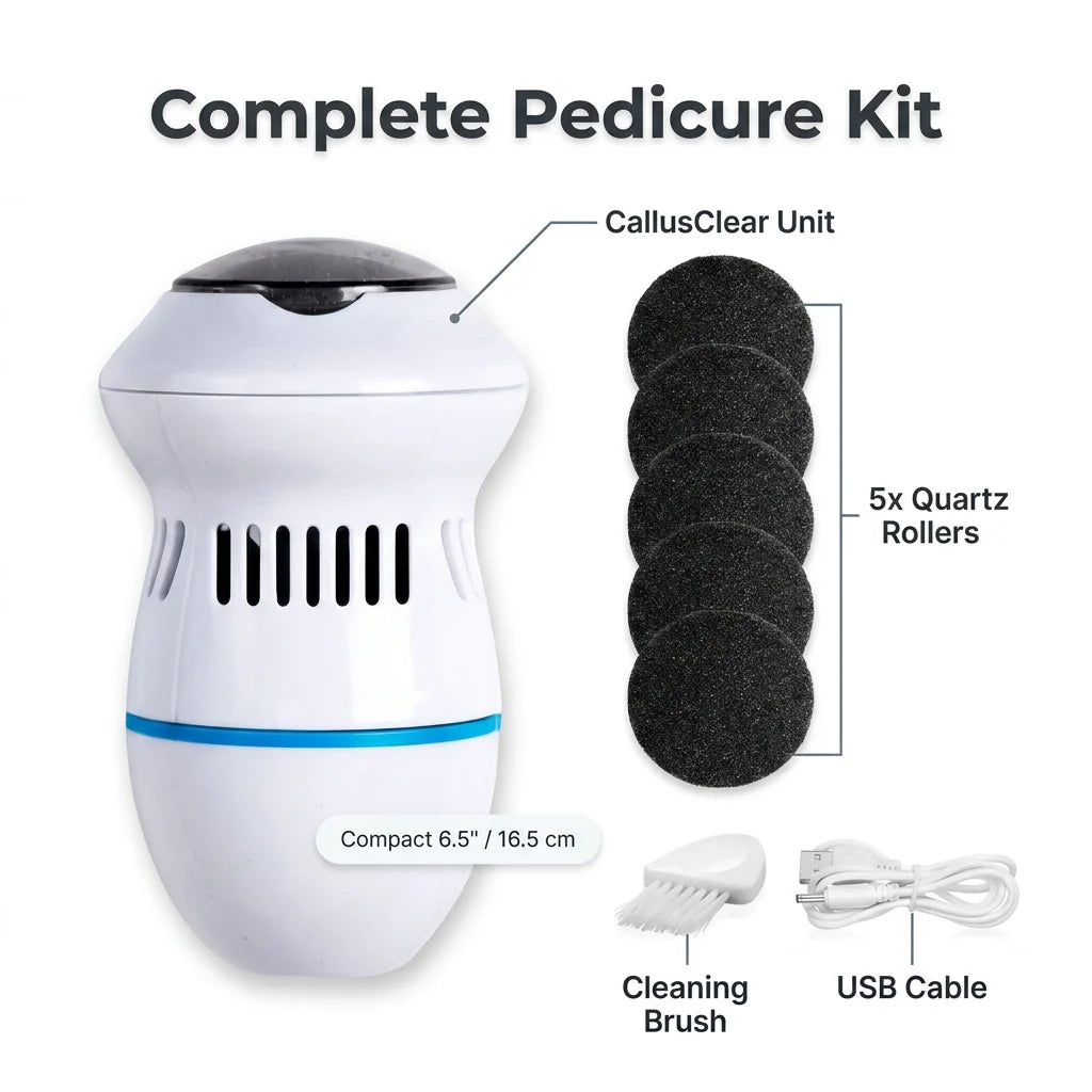 CallusClear™ - Rechargeable Electric Foot Smoother for Soft Skin