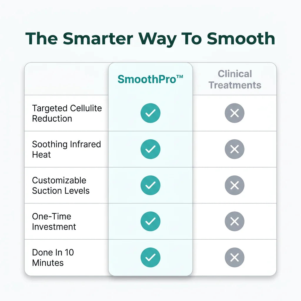 SmoothPro™ - Heat and massage therapy for visibly smoother and firmer skin