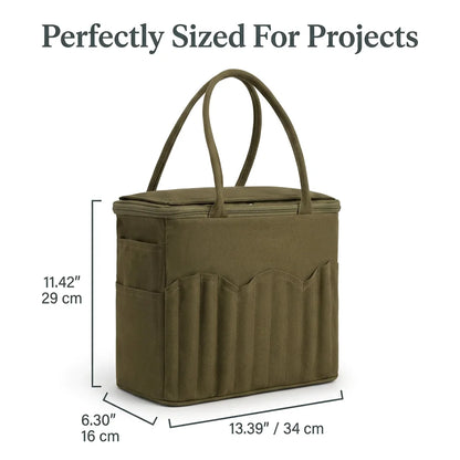 KnitShield™ - Premium Canvas Needle Organizer Bag