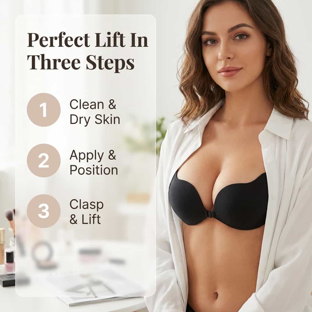 Invisible Push-up Adhesive Bra
