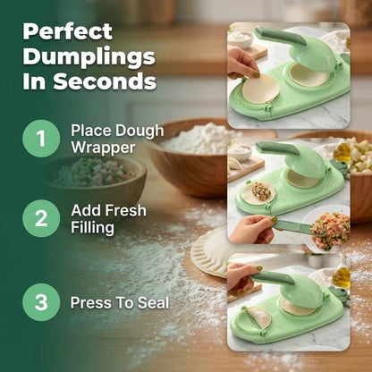 Quick Dumpling Press Tool - Create Perfect Homemade Dumplings In Seconds