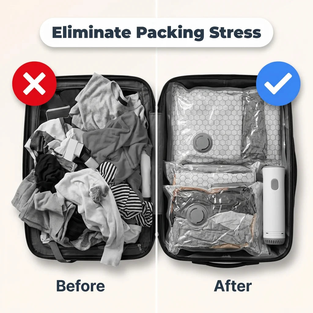 SpaceMax™ - Suitcase Compression System