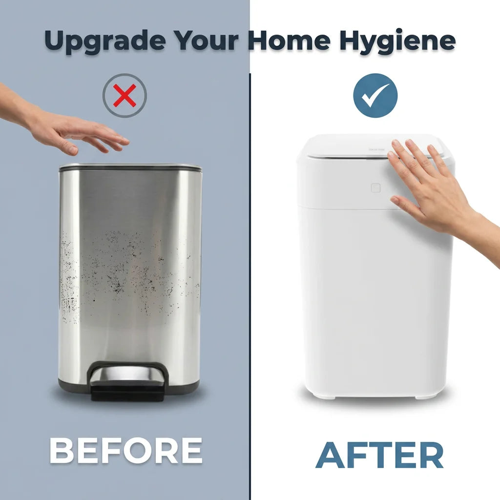 CleanGuard™ - Touchless Smart Trash Can