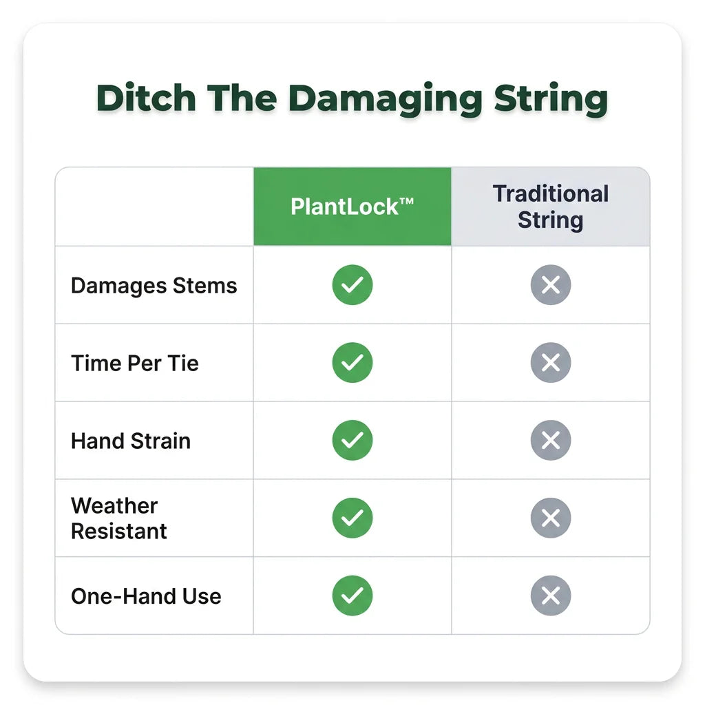 PlantLock™ - Fast Handheld Plant Tying Device