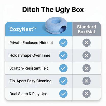 CozyNest™ - Secure hideout and comfortable sanctuary for anxious cats