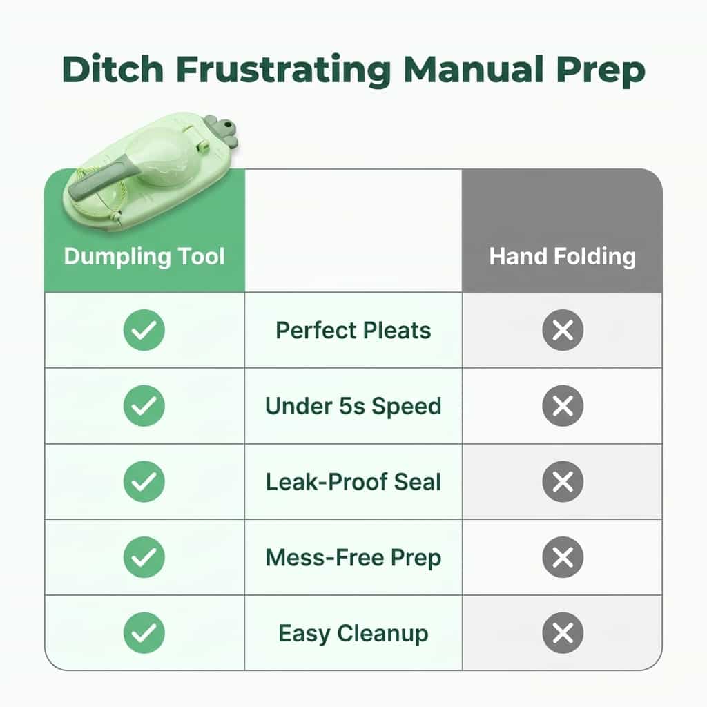 Quick Dumpling Press Tool - Create Perfect Homemade Dumplings In Seconds