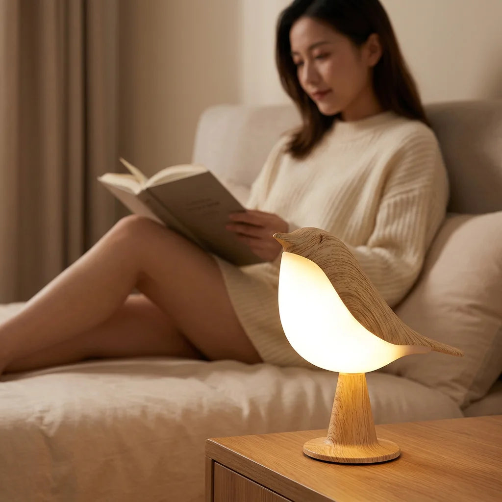 ZenLight™ - Cordless Bird-Shaped Lamp with Aromatherapy Diffuser