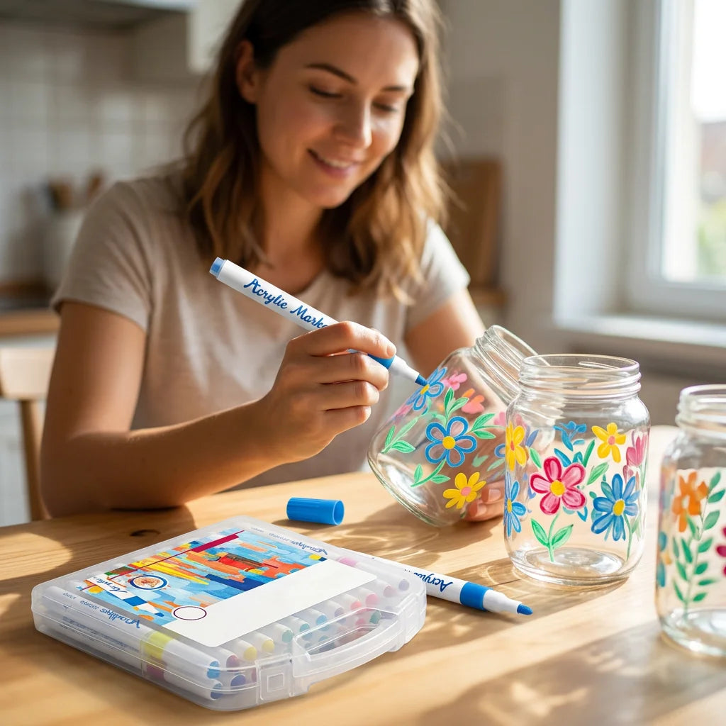 Waterproof Acrylic Paint Markers - Fast drying fade-resistant ink