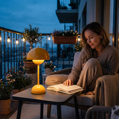 FlexLamp™ - Cordless Retro Touch-Dimming Table Lamp