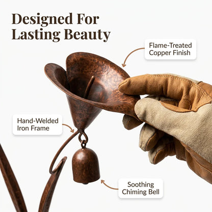 CallaChime™ - Handcrafted garden stake with elegant lily design