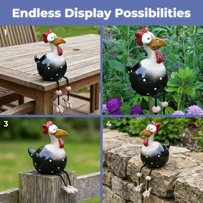 YardChick™ - Charming resin garden accents in five vibrant colors