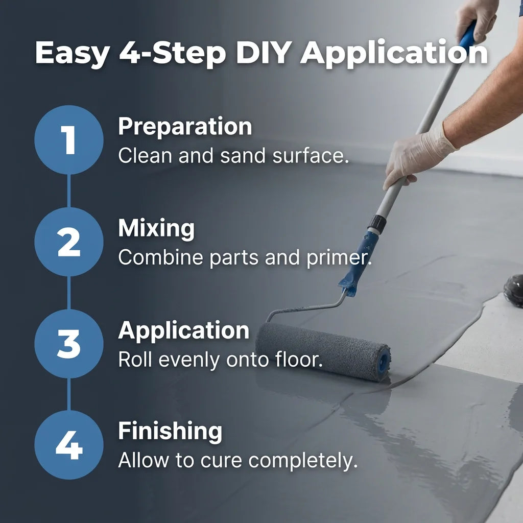 ShineGuard™ - Premium waterproof marble effect epoxy floor coating