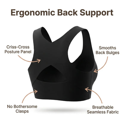 FlexLift™ - Wireless push-up bra for all-day comfort and back support