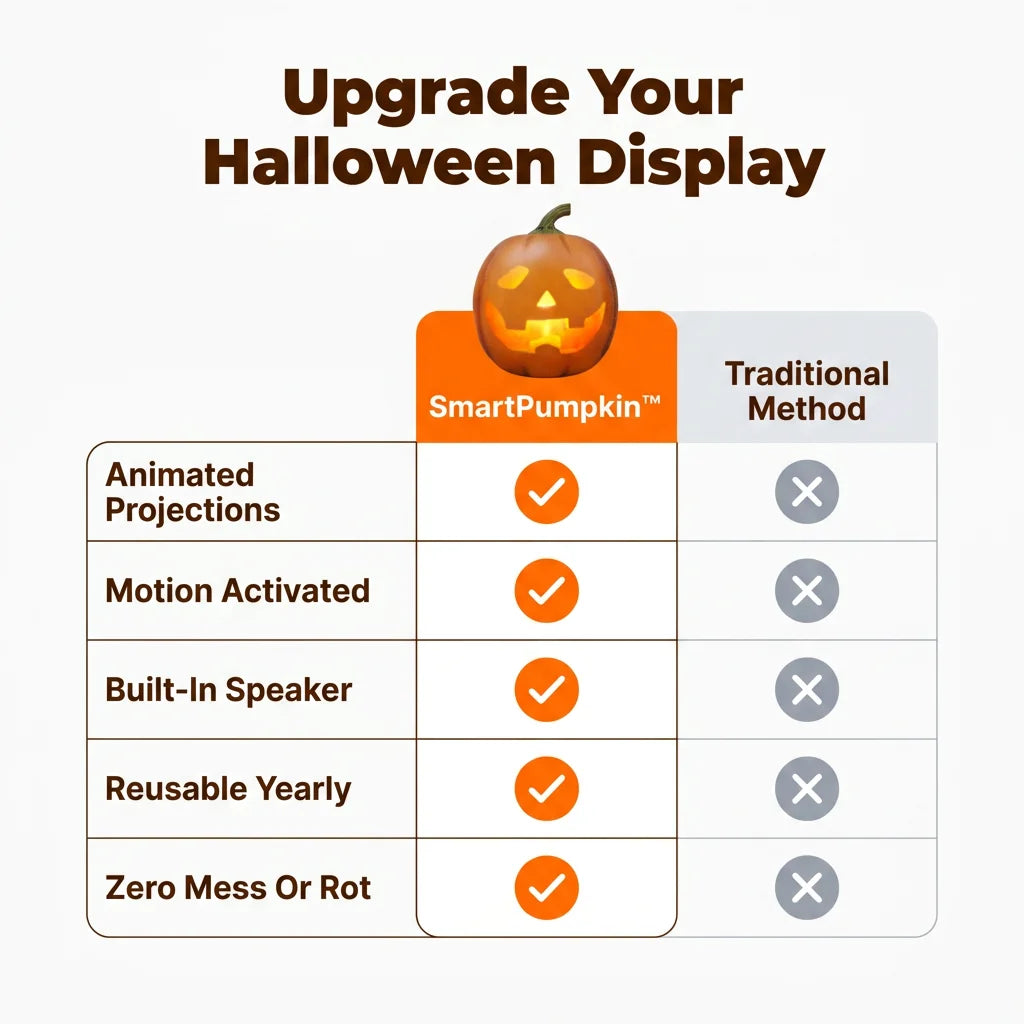SmartPumpkin™ - Interactive motion-activated Halloween entertainment