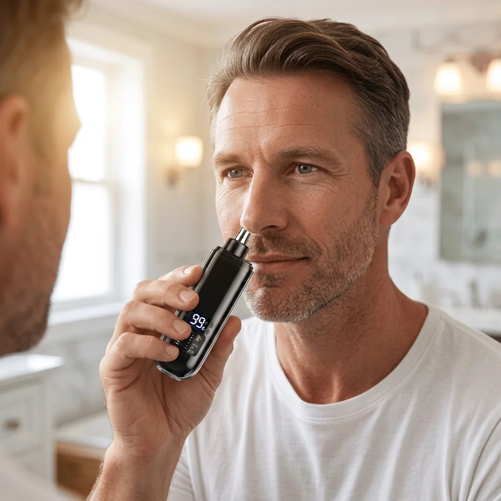 SmartTrim™ - Painless and precise nose hair trimmer