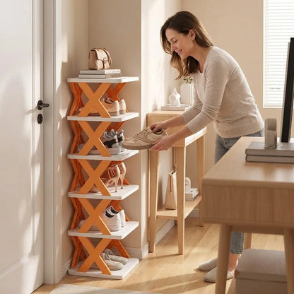 ShoeStack™ - 5-tier vertical space-saving organizer