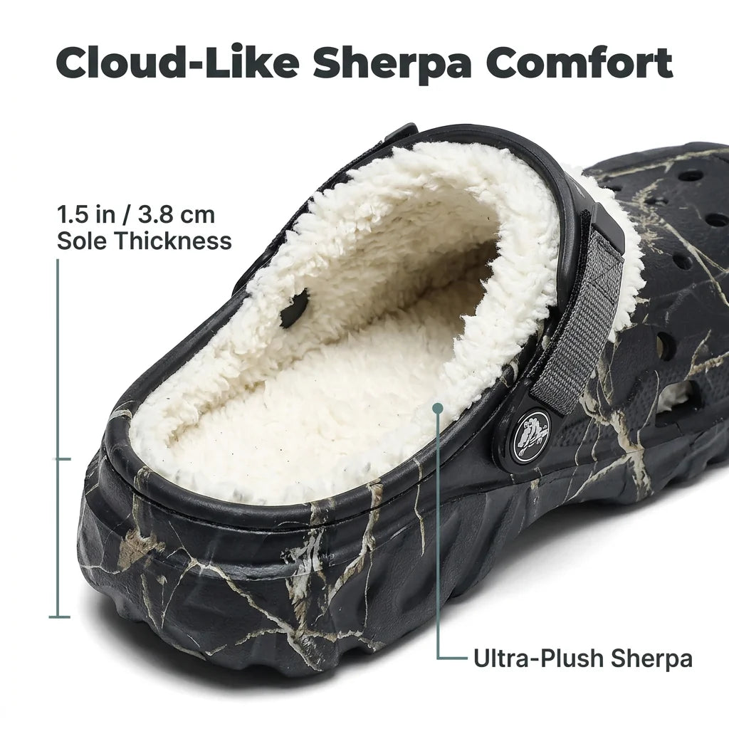 CozyLock™ - Warm lined clogs with adjustable heel strap