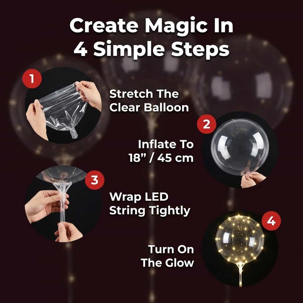 LED Decorative Party Balloons