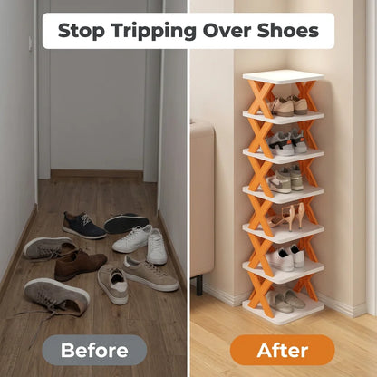 ShoeStack™ - 5-tier vertical space-saving organizer