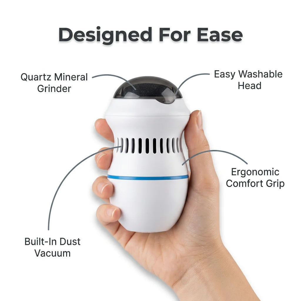 CallusClear™ - Rechargeable Electric Foot Smoother for Soft Skin