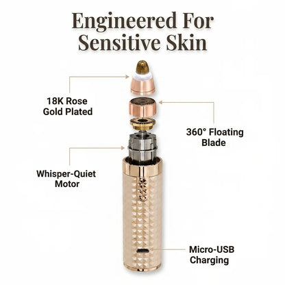 3-in-1 Electric Trimmer - Painless Precision for Brows, Face and Body
