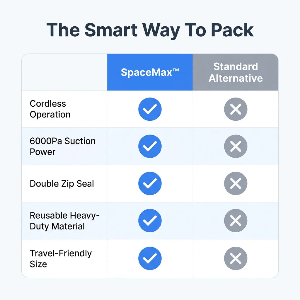 SpaceMax™ - Suitcase Compression System