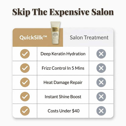 QuickSilk™ - Keratin Hair Mask for Instant Shine