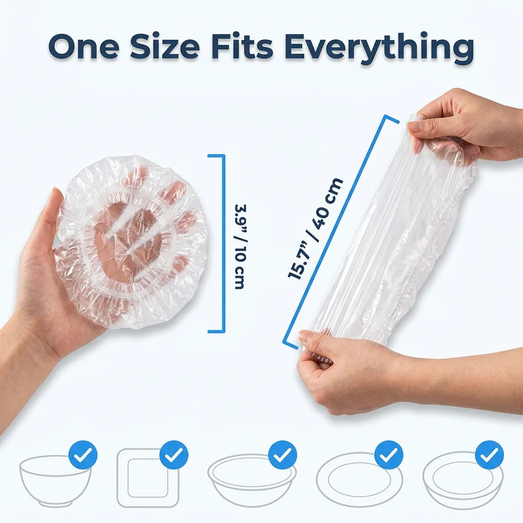 FreshBag™ - Reusable Stretch Food Covers 100 Bags