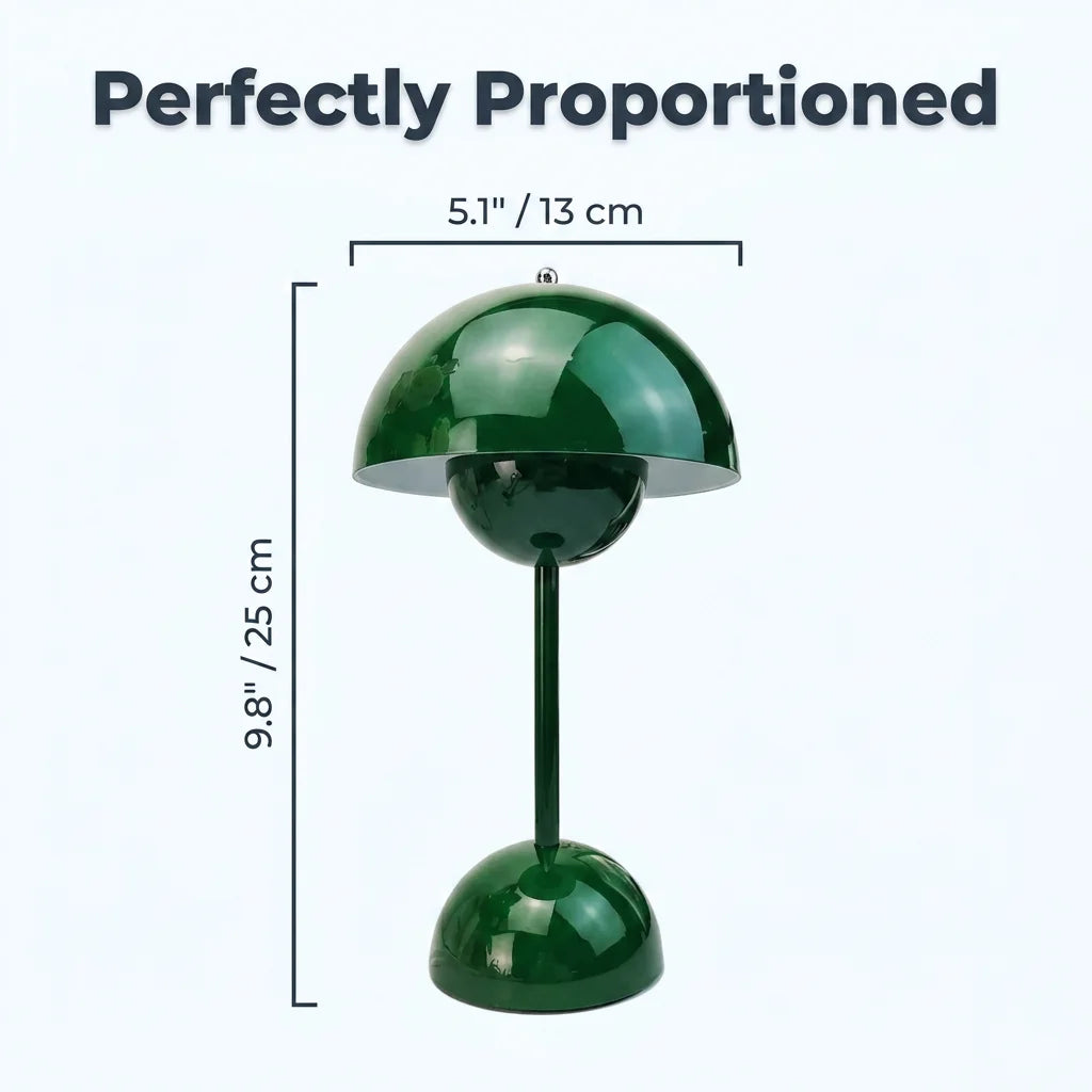 FlexLamp™ - Cordless Retro Touch-Dimming Table Lamp