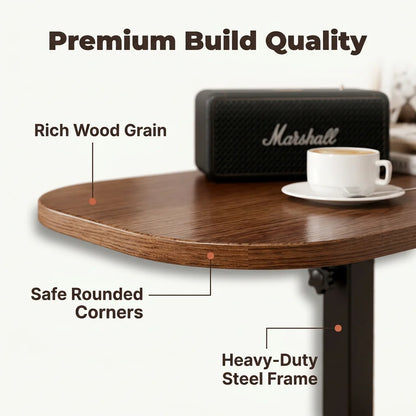 FlexTable™ - Height adjustable side table with rectangular top