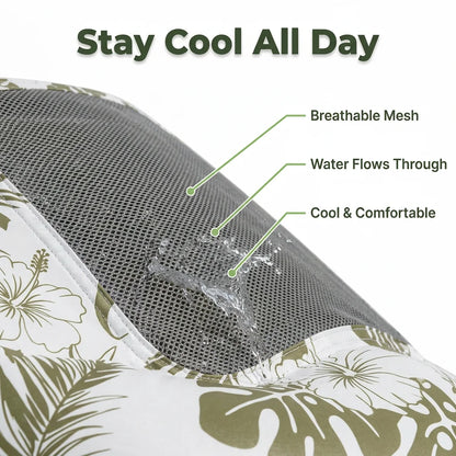 FlexFloat™ - Versatile 3-in-1 pool lounge with ergonomic mesh design