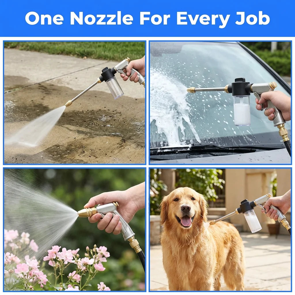 MaxSpray™ - Heavy Duty High Pressure Water Gun for Car and Garden