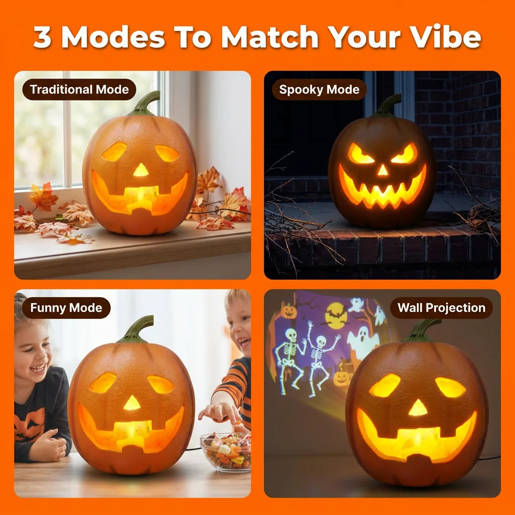 SmartPumpkin™ - Interactive motion-activated Halloween entertainment