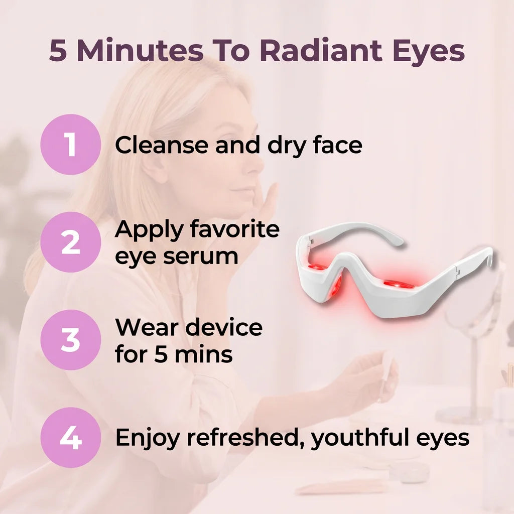 EyeLift™ - Rejuvenate Tired Eyes with Professional Red Light Therapy