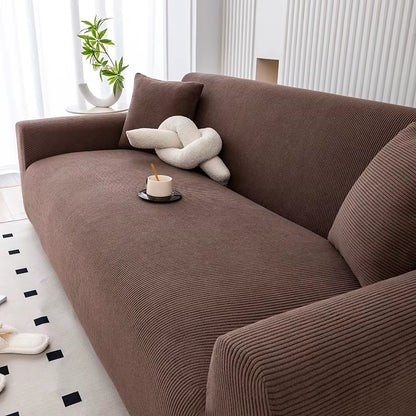 SoftFit™ - Soft Corduroy Sofa Cover, Universal Stretch Fit