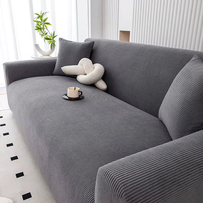 SoftFit™ - Soft Corduroy Sofa Cover, Universal Stretch Fit