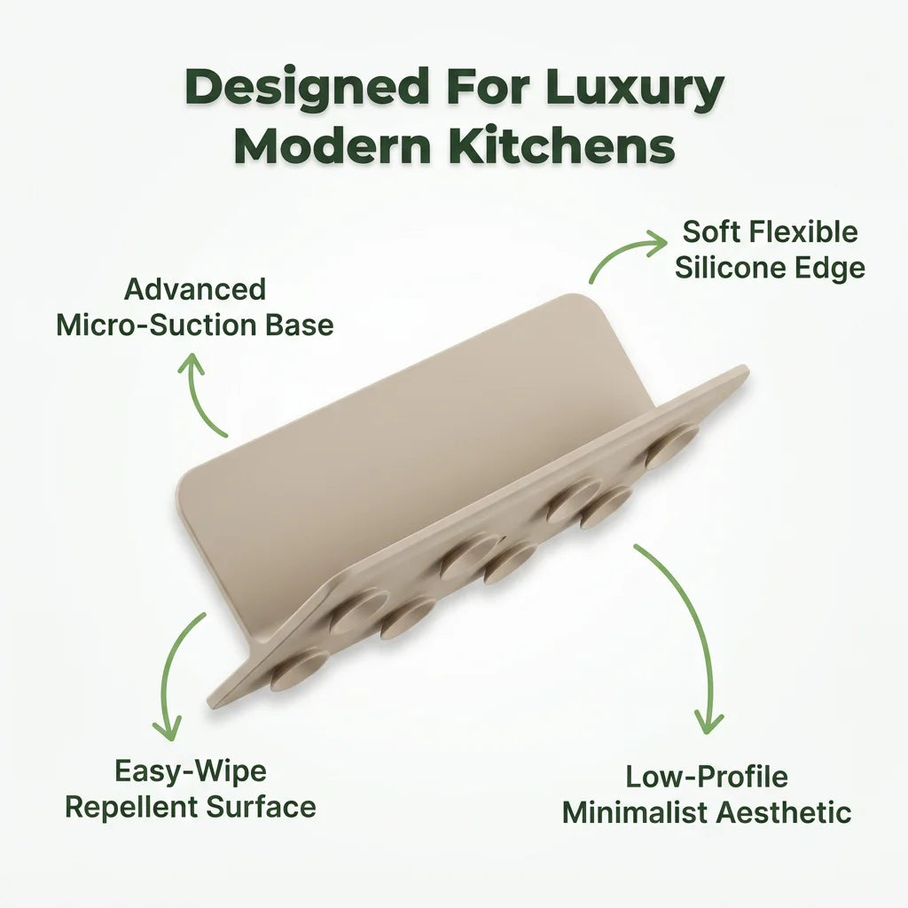 SplashGuard™ - Luxury Suction Water-Blocking Plate