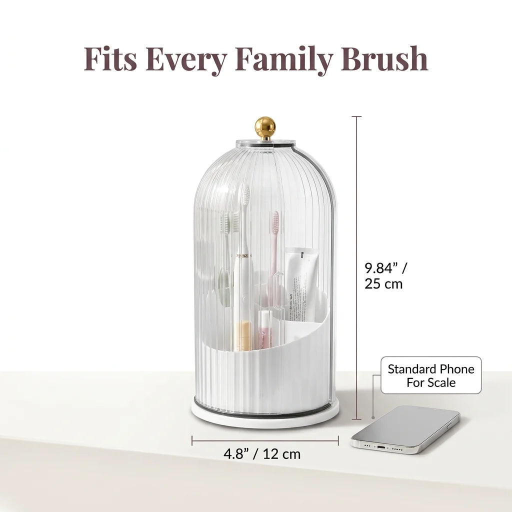 Organizator pentru vanity acoperit - Soluție inspirată de spa