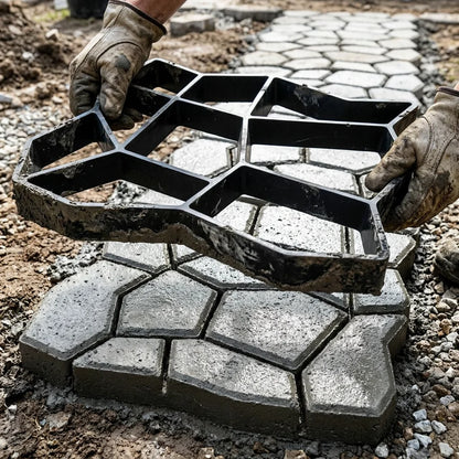 SmartMold™ - Reusable garden path paving mold for DIY landscaping