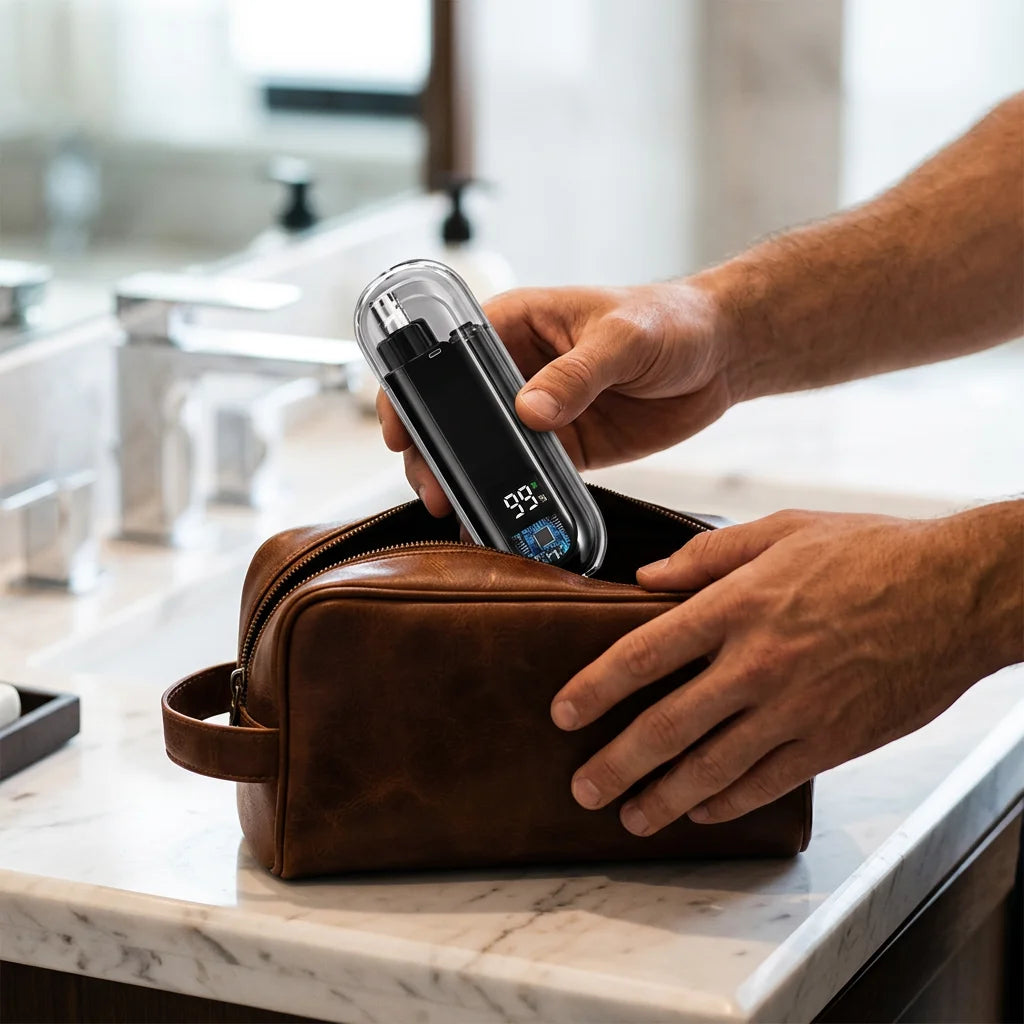 SmartTrim™ - Painless and precise nose hair trimmer