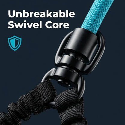 DualFlex™ - Tangle-Free Dual Dog Leash with 360° Swivel Connector