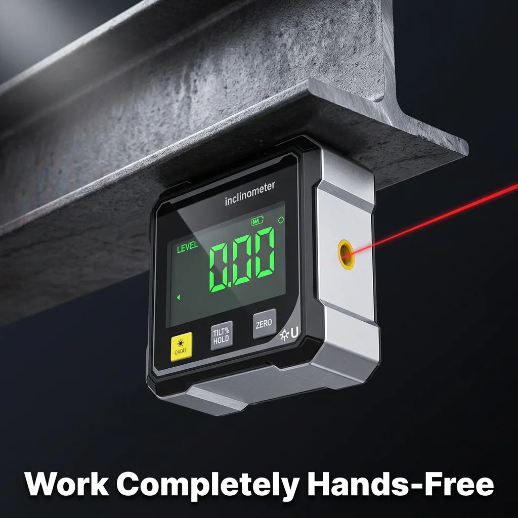 ExactAngle™ - Professional Digital Laser Level for Precision Measurements
