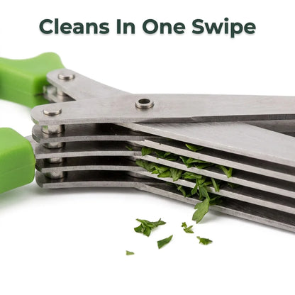 MultiCut™ - 5 Blade Precision Herb Scissors For Easy Cooking
