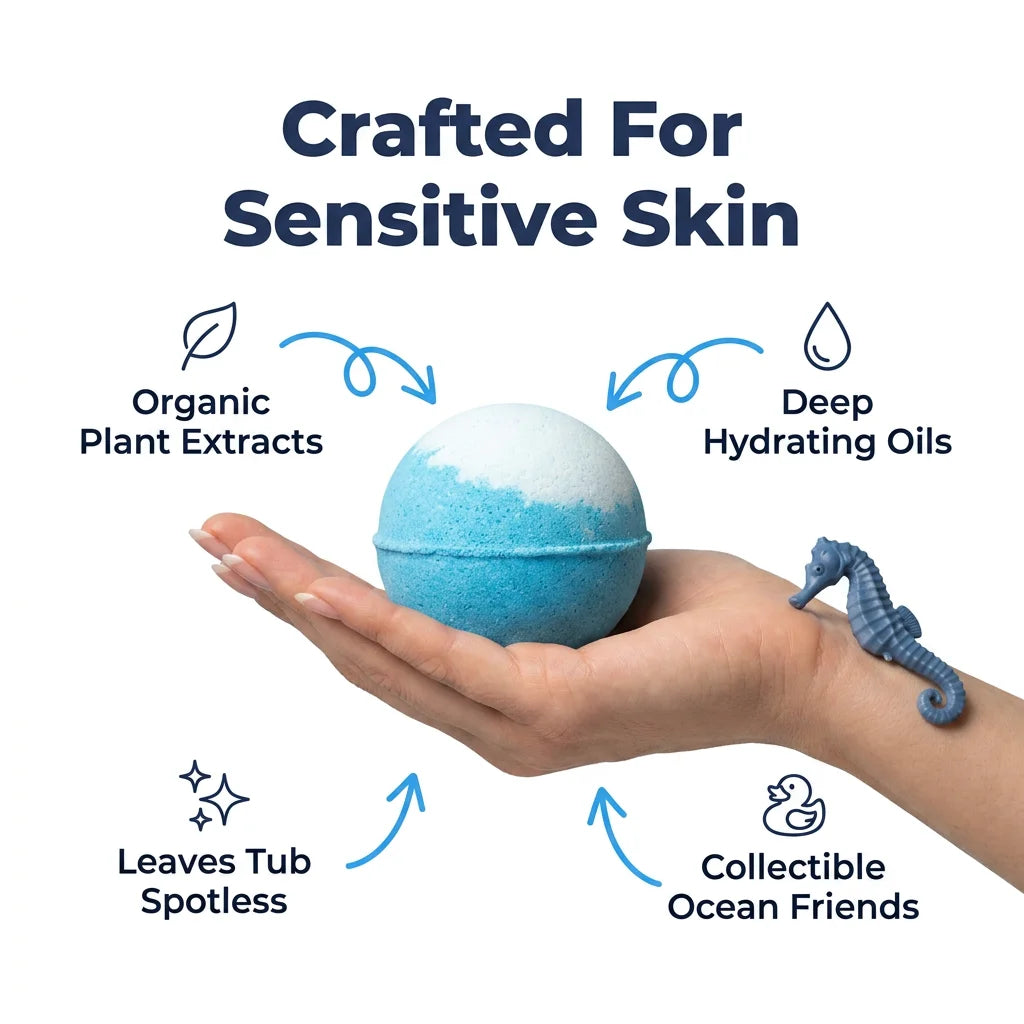MaxFoam™ - 12-Piece Surprise Bath Bomb Set for Kids