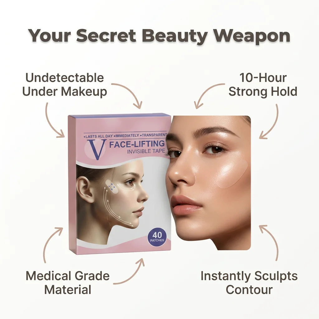 FaceLift™ - Invisible Instant Lifting Tape for Face and Jawline