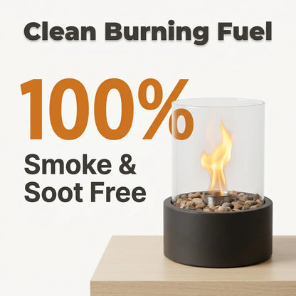 TableFire™ - Compact tabletop fireplace with real dancing flames