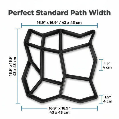 SmartMold™ - Reusable garden path paving mold for DIY landscaping