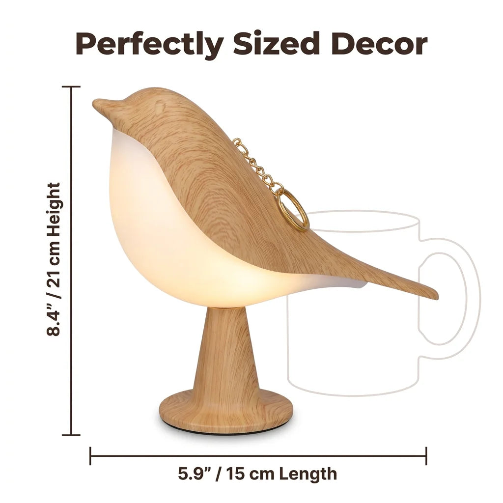 ZenLight™ - Cordless Bird-Shaped Lamp with Aromatherapy Diffuser
