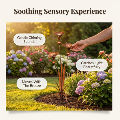 CallaChime™ - Handcrafted garden stake with elegant lily design